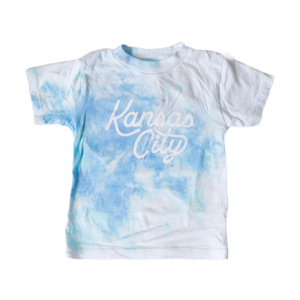 Kansas City Toddler Script Tee - Green - Carly Rae Studio