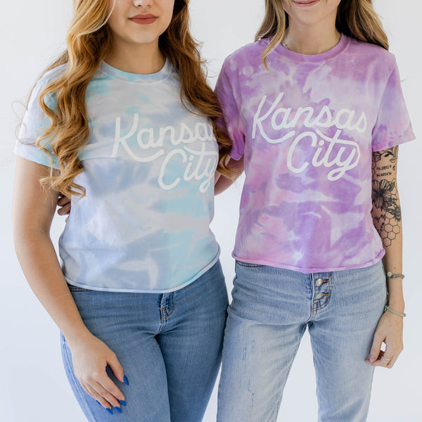 Kansas City Script T-Shirt - Red - Carly Rae Studio