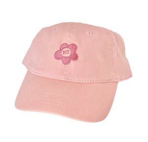 KC Flower Embroidered Hat - Youth - Pink