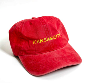 Kansas City Embroidered Hat - Youth - Red