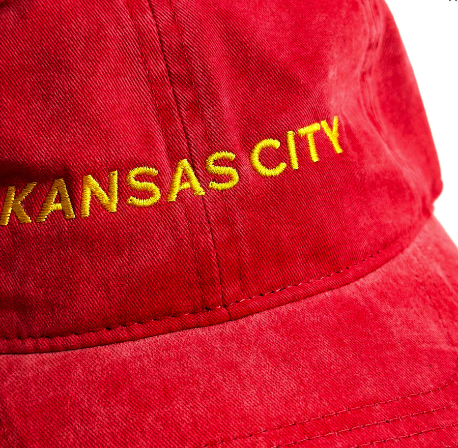 Kansas City Embroidered Hat - Youth - Red