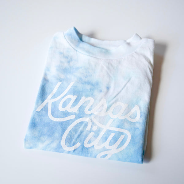 Kansas City Toddler Script Tee - Green - Carly Rae Studio