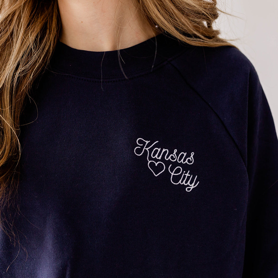 Kansas City Script Sweatshirt - Toddler - Carly Rae Studio